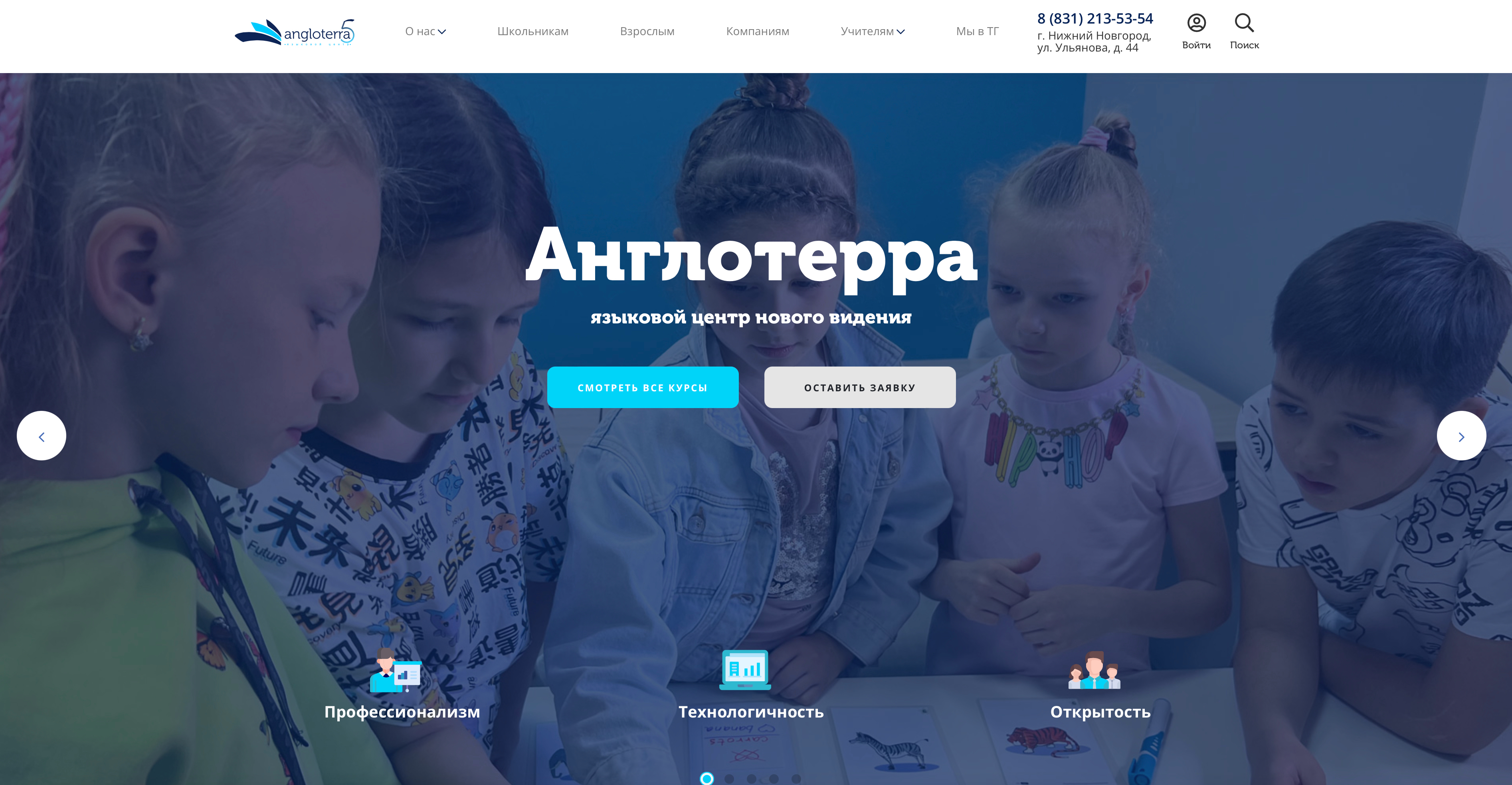 Разработка сайта
